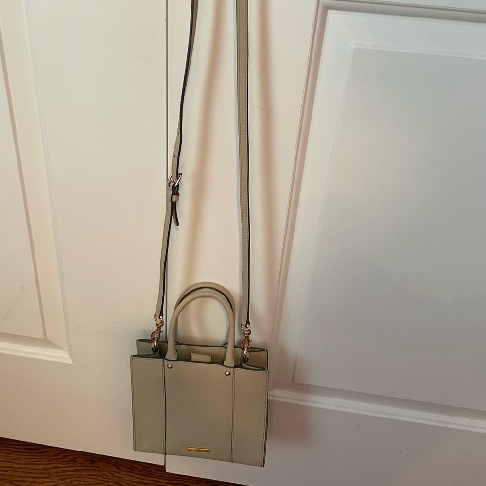 Tan Rebecca Minkoff purse with detachable strap